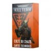 Games Workshop Cartes Techniques Kill Team : Culte Du Chaos (Français)