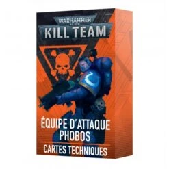 Games Workshop Cartes Techniques Kill Team : Équipe D'Attaque Phobos (Français)