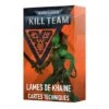 Games Workshop Cartes Techniques Kill Team : Lames De Khaine (Français)