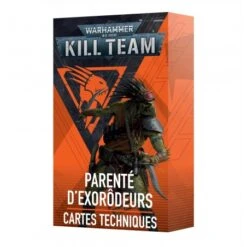 Games Workshop Cartes Techniques Kill Team : Parenté D'Exorôdeurs (Français)