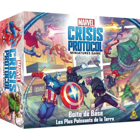 Atomic Mass Games Marvel Crisis Protocol : Les Plus Puissants De La Terre (Boîte De Base) (Français) 1 Atomic Mass Games Marvel Crisis Protocol : Les Plus Puissants De La Terre (Boîte De Base) (Français)