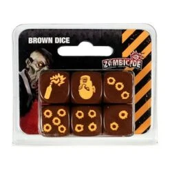 CMON Zombicide : Set De Dés Marron (Français)